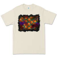 Halloween Pumpkin Background Premium Tee | Teevron