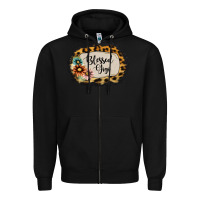 Black Blessed Gigi Zipper Hoodie - Jasminsmagicworld