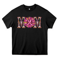 Black cancer sunflower mom Heavy Core Tee - RanaPortraitStore