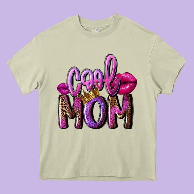 Cool Mom Mother's Day Heavy Core Tee Designed By Fadigitalartstudio