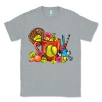 Heather Grey Softball Coffee Mug Classic Tee - FaDigitalArtStudio