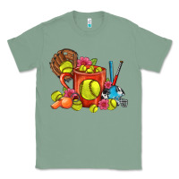 Sage Softball Coffee Mug Classic Tee - FaDigitalArtStudio