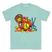 Seafoam Softball Coffee Mug Classic Tee - FaDigitalArtStudio