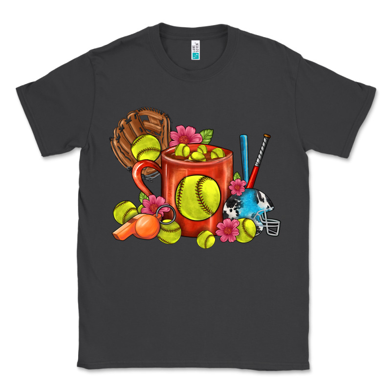 Softball Coffee Mug Classic Tee by FaDigitalArtStudio | Teevron