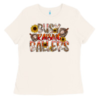 Bone Busy Raising Ballers Ladies Tee - CowhideDigitalArt