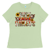 Matcha Busy Raising Ballers Ladies Tee - CowhideDigitalArt