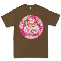 Cacao Pink Merry Christmas Santa Premium Tee - FaDigitalArtStudio