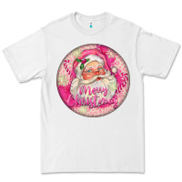 White Pink Merry Christmas Santa Premium Tee - FaDigitalArtStudio