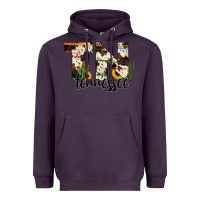 Plum tenesse state cowhide serape cactus Heavyweight Hoodie - RanaPortraitStore