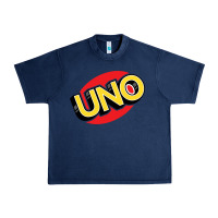 Navy UNO Card Game Urban Heavy Tee - baoMotion