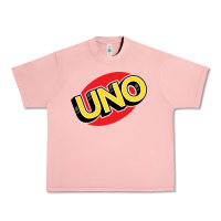 Salmon UNO Card Game Urban Heavy Tee - baoMotion