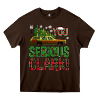 Chocolate Brown you serious clark with vacation car bbs Heavy Core Tee - BundleAndBundleShop