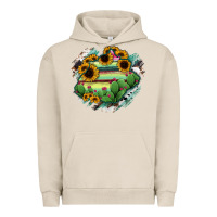 Pigment French Oak Aguascalientes State Of Mexico Map Urban Hoodie - RanaPortraitStore