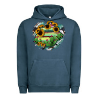 Pigment Midnight Navy Aguascalientes State Of Mexico Map Urban Hoodie - RanaPortraitStore