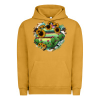 Pigment Peanut Butter Aguascalientes State Of Mexico Map Urban Hoodie - RanaPortraitStore