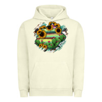 Pigment Pistachio Aguascalientes State Of Mexico Map Urban Hoodie - RanaPortraitStore