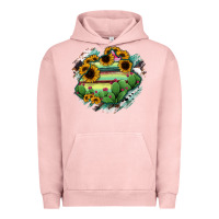 Pigment Salmon Aguascalientes State Of Mexico Map Urban Hoodie - RanaPortraitStore
