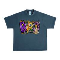 Midnight Navy boo Urban Heavy Tee - CowhideDigitalArt