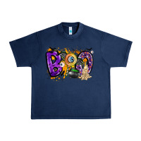 Navy boo Urban Heavy Tee - CowhideDigitalArt