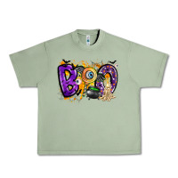 Oil Green boo Urban Heavy Tee - CowhideDigitalArt