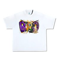 White boo Urban Heavy Tee - CowhideDigitalArt