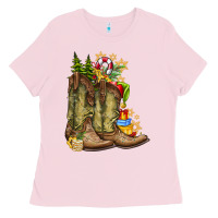 Christmas Boots Ladies Tee | Teevron