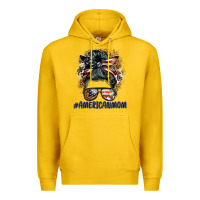Lemon americanmom messy bun Premium Hoodie - BarkalooDesign