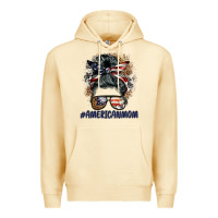 Pina Colada americanmom messy bun Premium Hoodie - BarkalooDesign