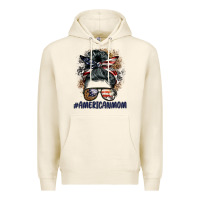 Tofu americanmom messy bun Premium Hoodie - BarkalooDesign