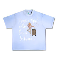 Grape Ice just a girl who loves to travel traveling women nomad t shirt Urban Heavy Tee - baoMotion