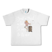 Lunar Rock just a girl who loves to travel traveling women nomad t shirt Urban Heavy Tee - baoMotion