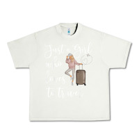 Pistachio just a girl who loves to travel traveling women nomad t shirt Urban Heavy Tee - baoMotion