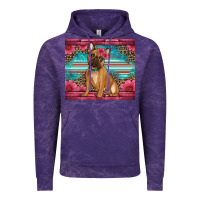 Cloud Purple french bulldog floral Vintage Hoodie - Artiststas
