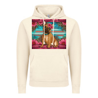 Vintage Artic french bulldog floral Vintage Hoodie - Artiststas