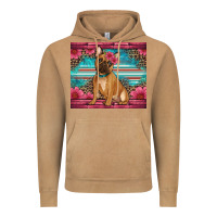 Vintage Camel french bulldog floral Vintage Hoodie - Artiststas