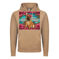 Vintage Coffee french bulldog floral Vintage Hoodie - Artiststas