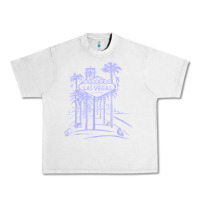 Lunar Rock las vegas strip retro famous sign nevada traveler souvenir t shirt Urban Heavy Tee - baoMotion