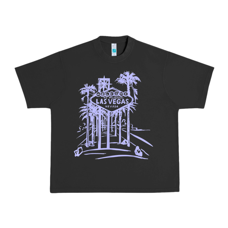 Las Vegas Strip Retro Famous Sign Nevada Traveler Souvenir T Shirt Urban Heavy Tee by baoMotion | Teevron