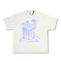 Pistachio las vegas strip retro famous sign nevada traveler souvenir t shirt Urban Heavy Tee - baoMotion
