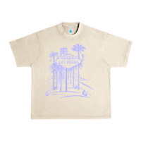 Sandshell las vegas strip retro famous sign nevada traveler souvenir t shirt Urban Heavy Tee - baoMotion