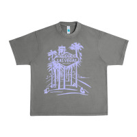 Tornado las vegas strip retro famous sign nevada traveler souvenir t shirt Urban Heavy Tee - baoMotion
