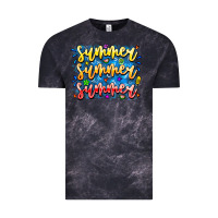 Cloud Black Summer Summer Summer Vintage Tee - CowhideDigitalArt