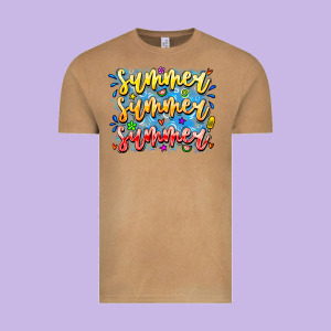 Summer Summer Summer Vintage Tee Designed By Cowhidedigitalart