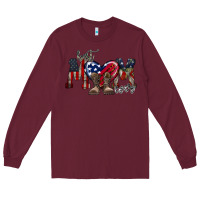 Burgundy best mom ever Long Sleeve Tee - RacoonDesign