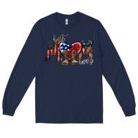 Navy best mom ever Long Sleeve Tee - RacoonDesign