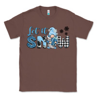 Chestnut let it snow gnome Classic Tee - BarkalooDesign
