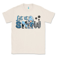 Natural let it snow gnome Classic Tee - BarkalooDesign