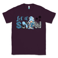 Plum let it snow gnome Classic Tee - BarkalooDesign