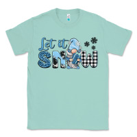 Seafoam let it snow gnome Classic Tee - BarkalooDesign