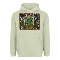 Matcha aztec cowhide cacti Heavyweight Hoodie - RanaPortraitStore